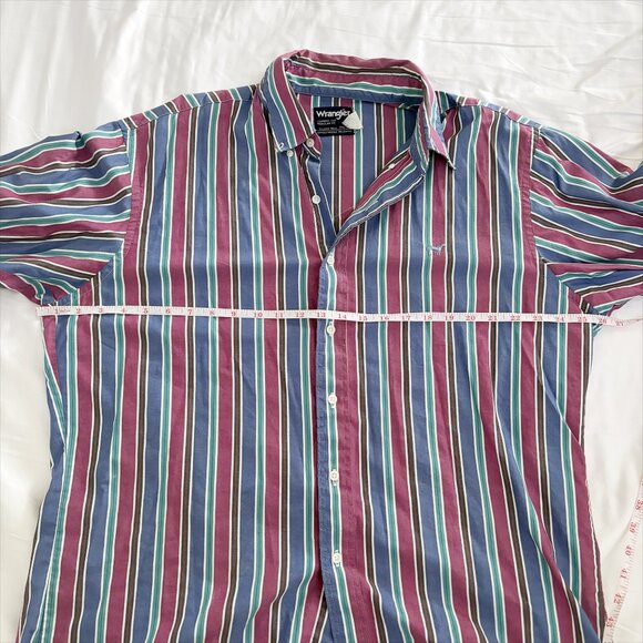 vintage 90s wrangler western button down - Picture 9 of 13